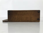 Antique Japanese Dried Bonito Wooden Box Drawer Shaver Plane Brown JK891