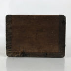 Antique Japanese Dried Bonito Wooden Box Drawer Shaver Plane Brown JK891