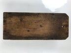 Antique Japanese Dried Bonito Wooden Box Drawer Shaver Plane Brown JK891