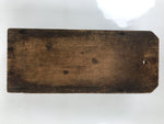 Antique Japanese Dried Bonito Wooden Box Drawer Shaver Plane Brown JK891