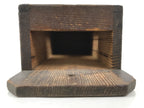 Antique Japanese Dried Bonito Wooden Box Drawer Shaver Plane Brown JK891