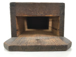 Antique Japanese Dried Bonito Wooden Box Drawer Shaver Plane Brown JK891