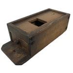 Antique Japanese Dried Bonito Wooden Box Drawer Shaver Plane Brown JK891