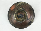 Antique Japanese Gold Plated Copper Sake Cup 1922 Peace Exhibition Tokyo Guinomi