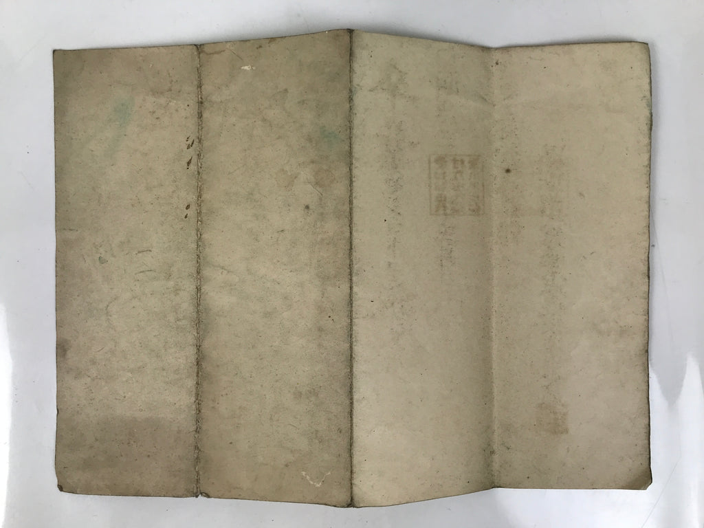 Antique Japanese Graduation Certificate C1905 Meiji Elementary School Paper P399
