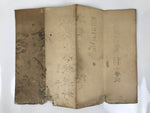 Antique Japanese Graduation Certificate C1907 Meiji Elementary School Paper P400