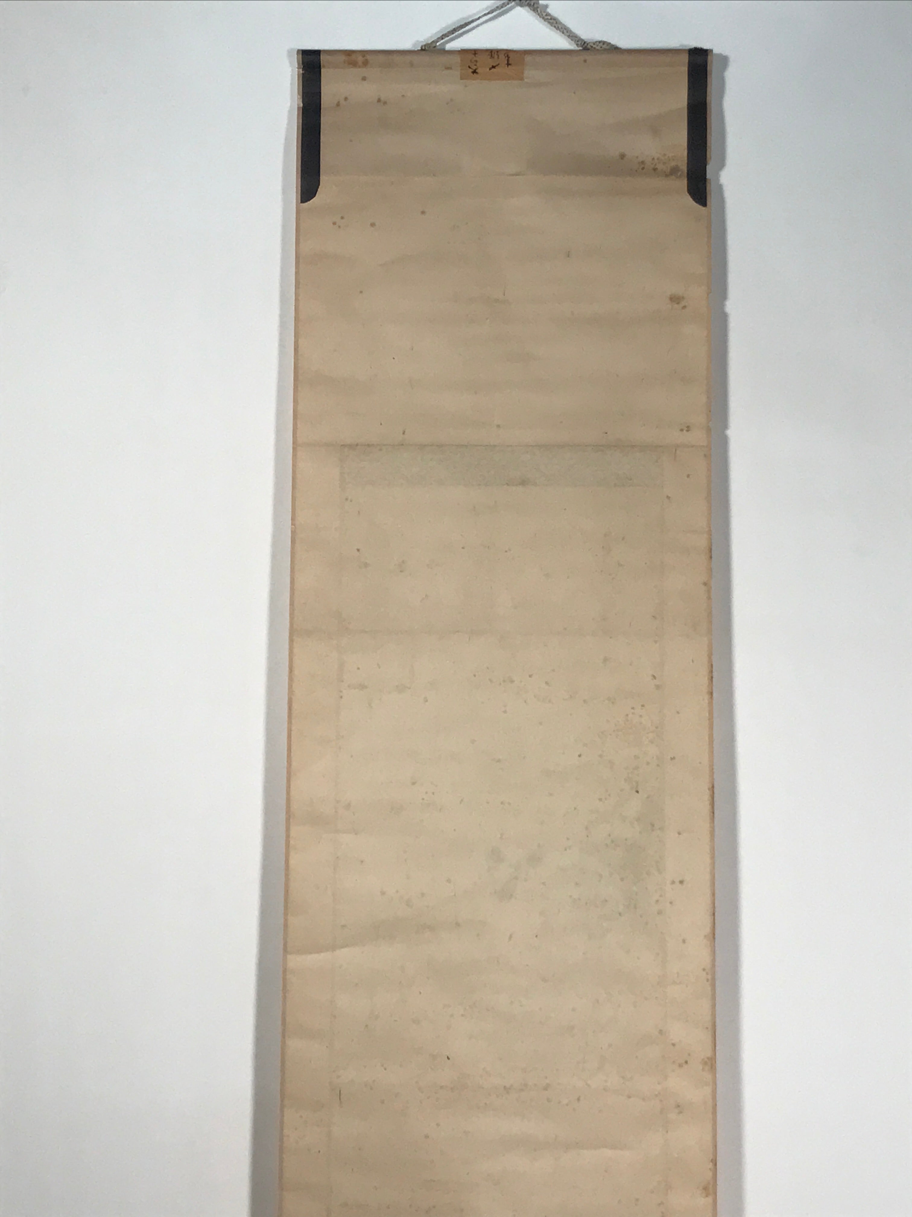 Antique Japanese Hanging Scroll Kakejiku Bird Flower Painting Kacho Color KJ186
