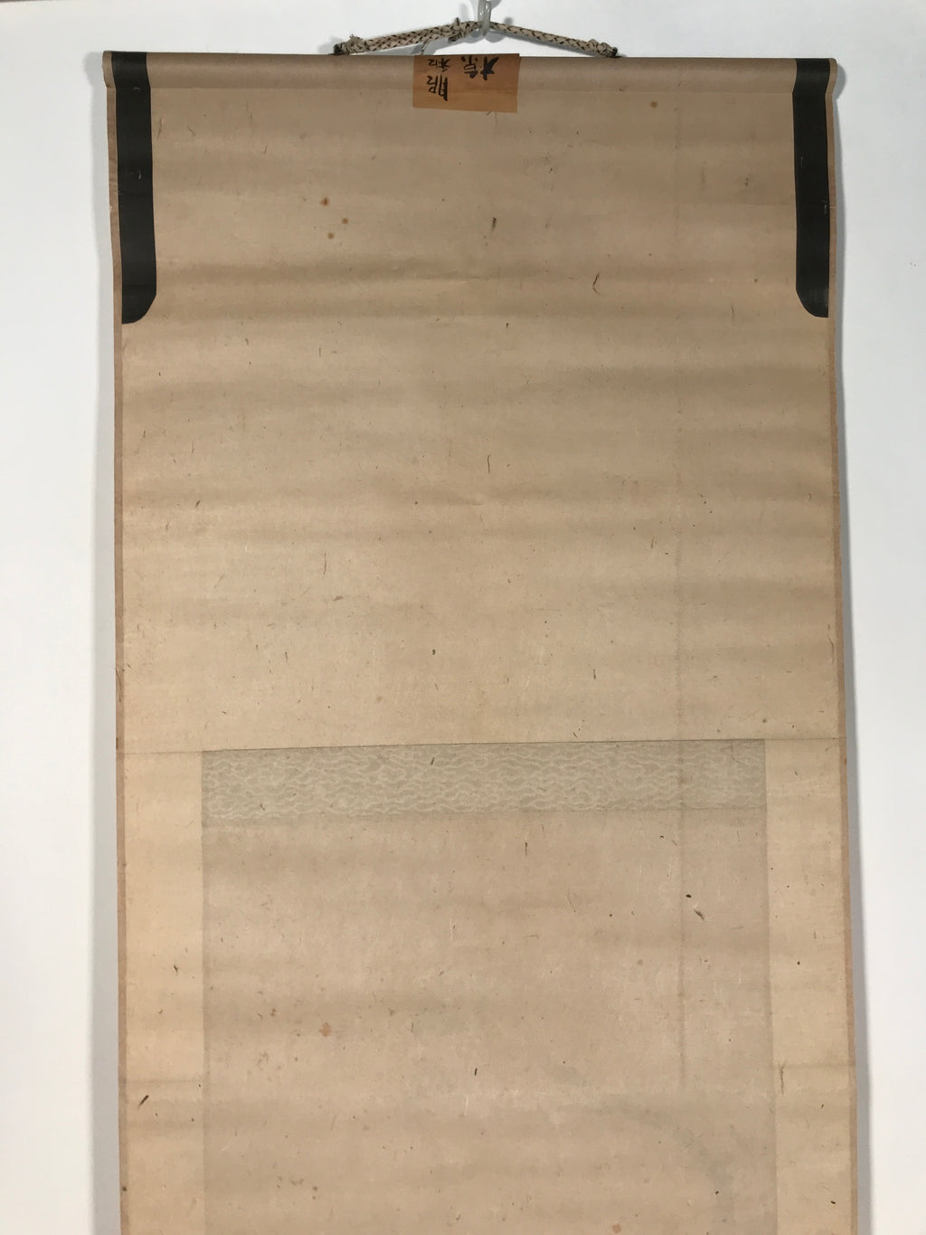 Antique Japanese Hanging Scroll Kakejiku Bird Muku Tree Fruit Red Leaves KJ192
