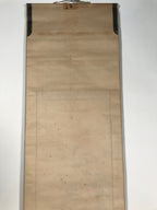 Antique Japanese Hanging Scroll Kakejiku Camellia Flower Winter Black Red KJ188
