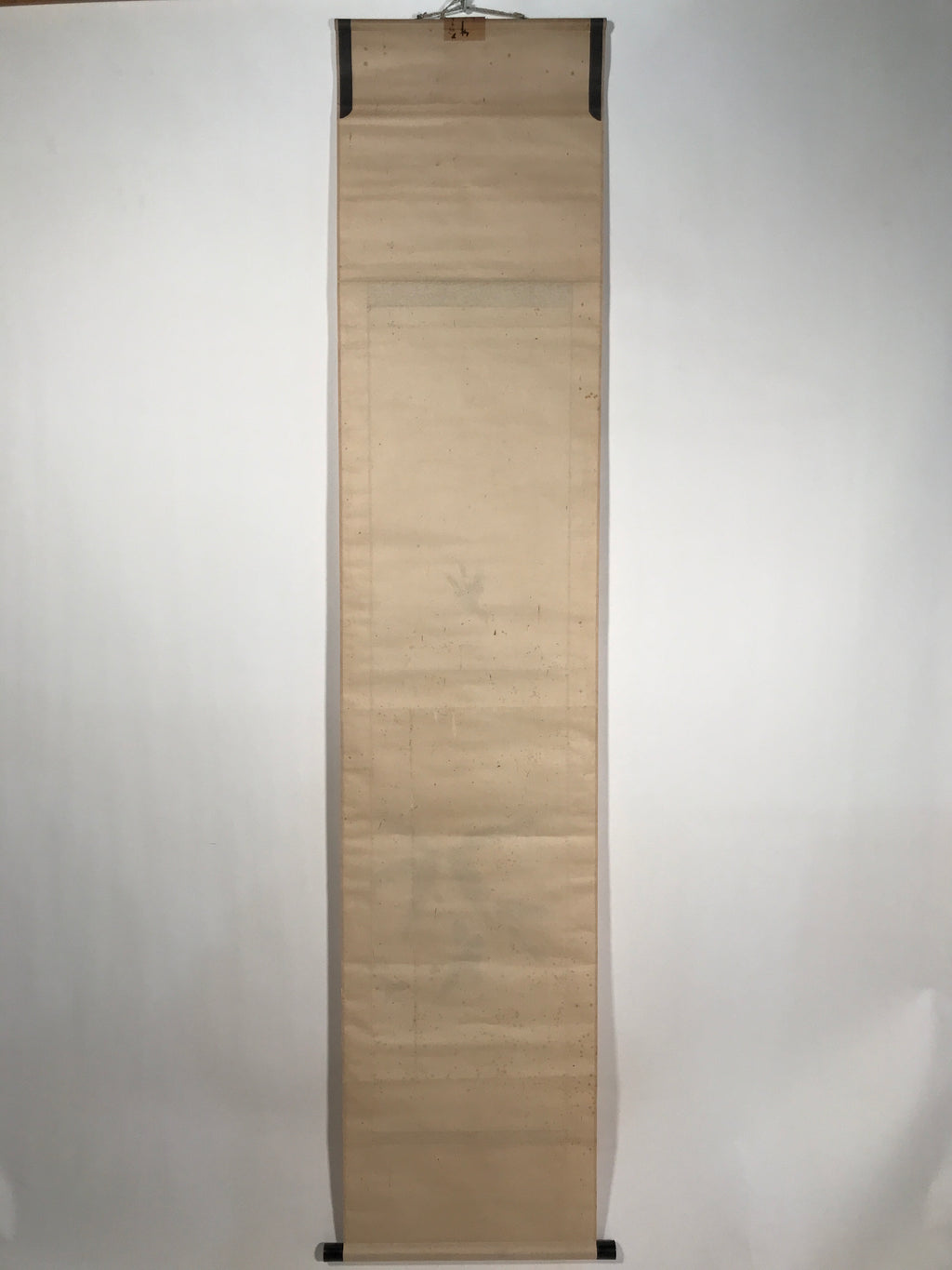 Antique Japanese Hanging Scroll Kakejiku Flying Bird Bamboo Leaves Color KJ191