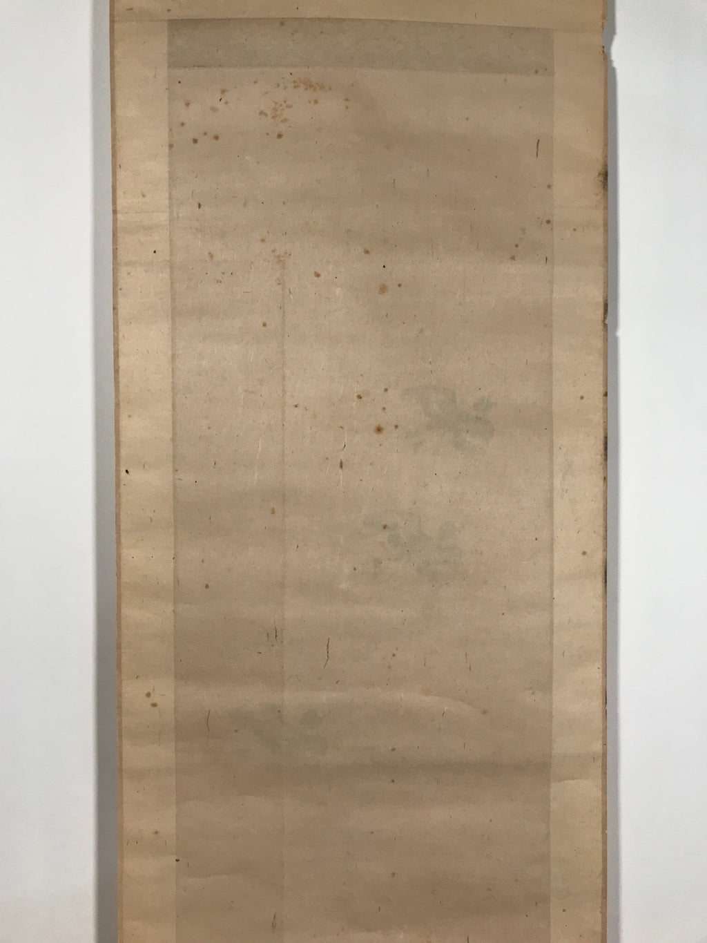 Antique Japanese Hanging Scroll Kakejiku Flying Bird Plover Fall Color KJ190