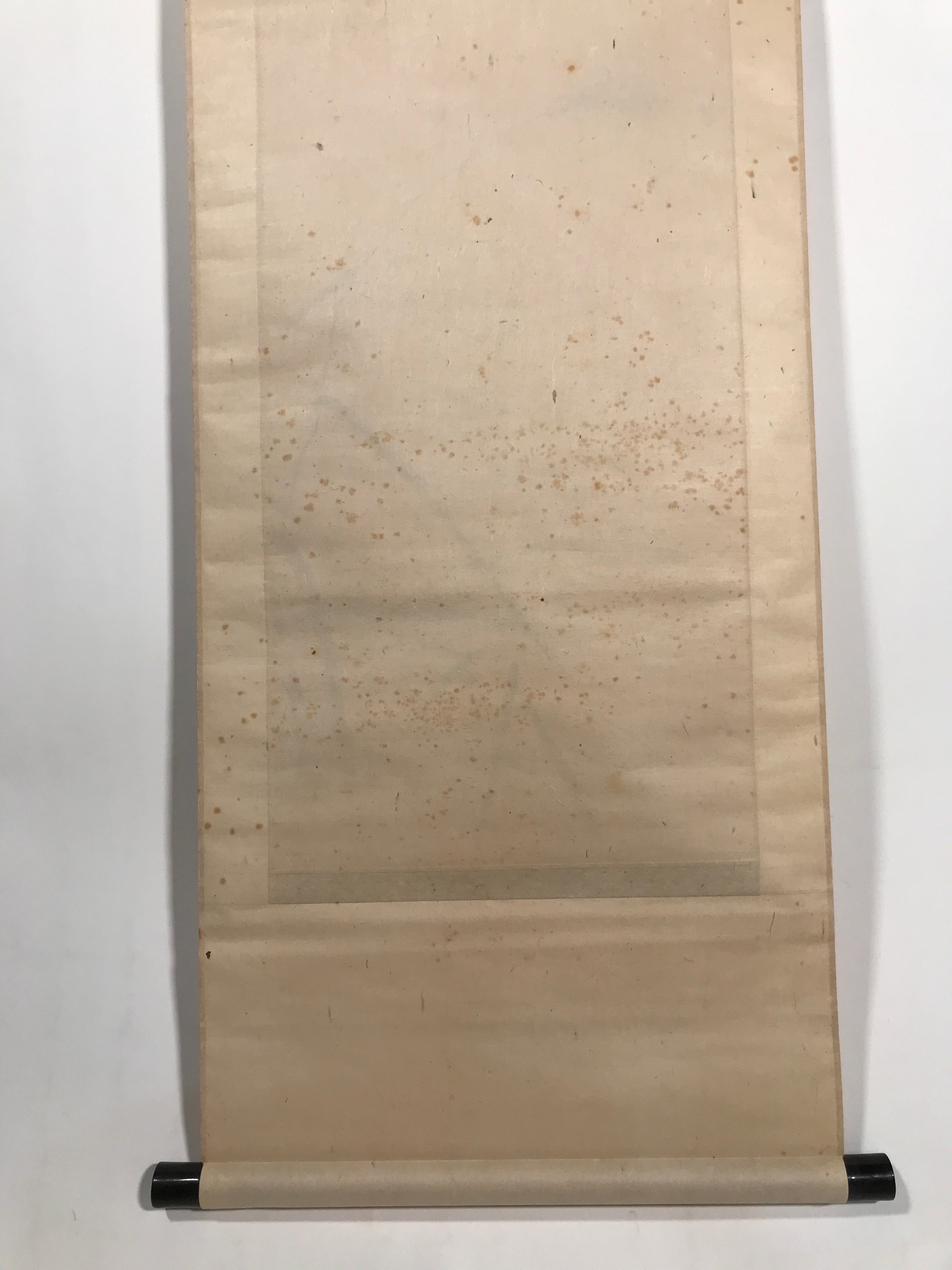Antique Japanese Hanging Scroll Kakejiku Flying Bird Plover Fall Color KJ190