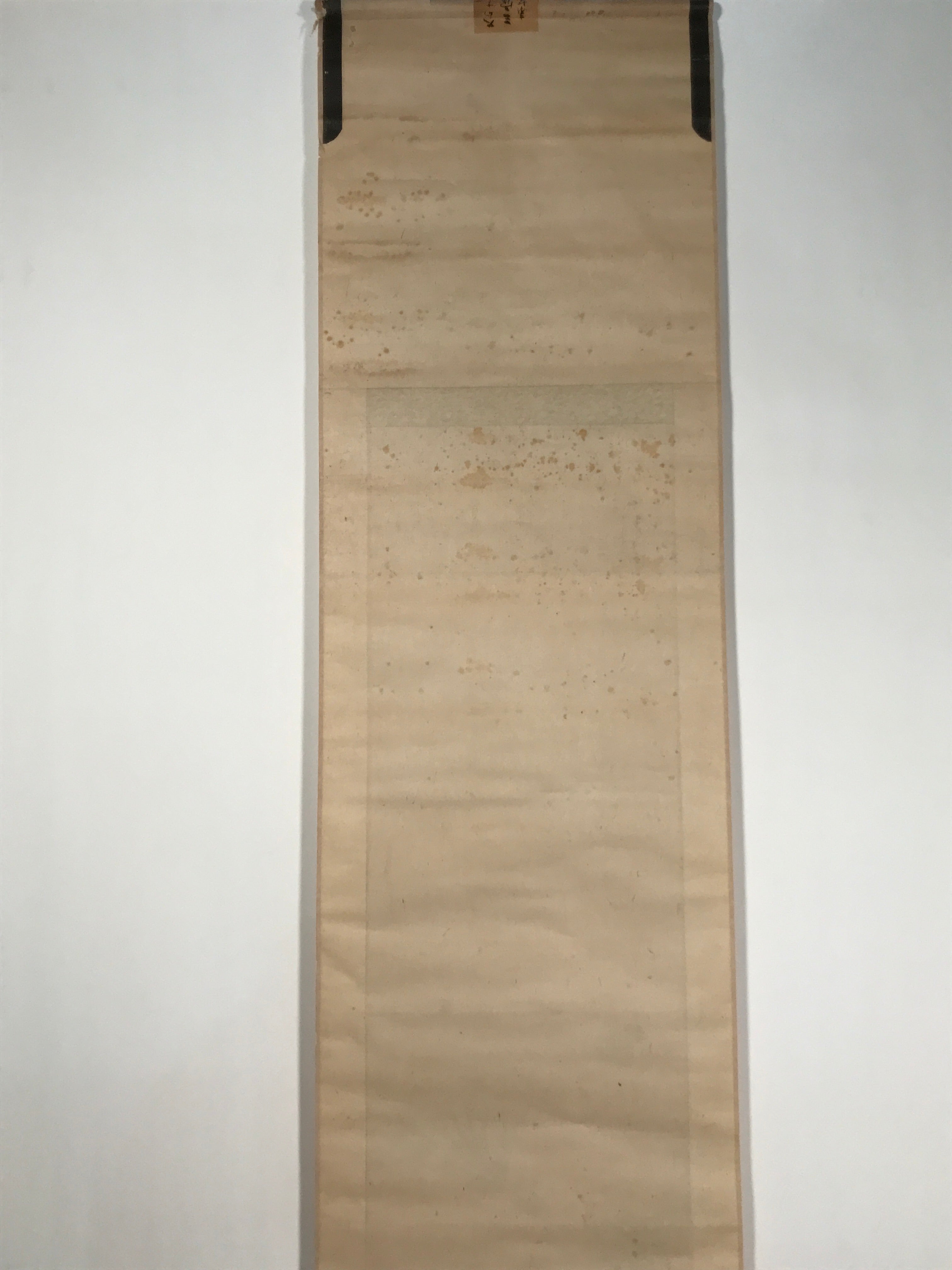 Antique Japanese Hanging Scroll Kakejiku New Year Kagamimochi Mouse Color KJ187