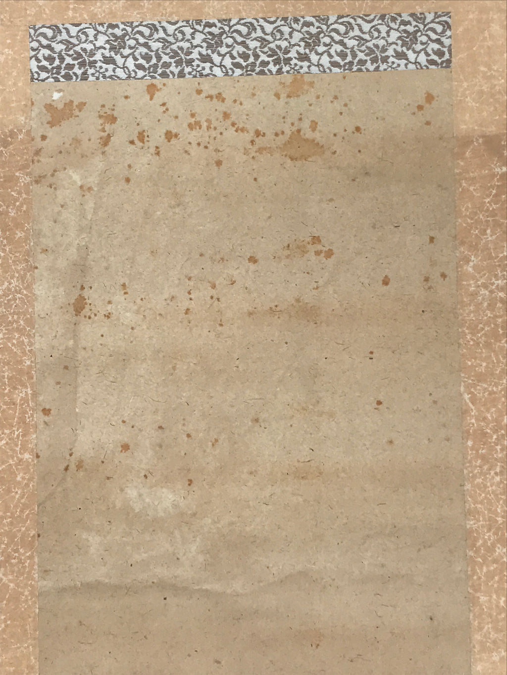 Antique Japanese Hanging Scroll Kakejiku New Year Kagamimochi Mouse Color KJ187