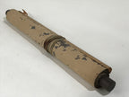 Antique Japanese Hanging Scroll Vtg Kakejiku Mountain River Boats Ink Color KJ94