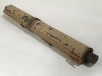 Antique Japanese Hanging Scroll Vtg Kakejiku Mountain River Boats Ink Color KJ94