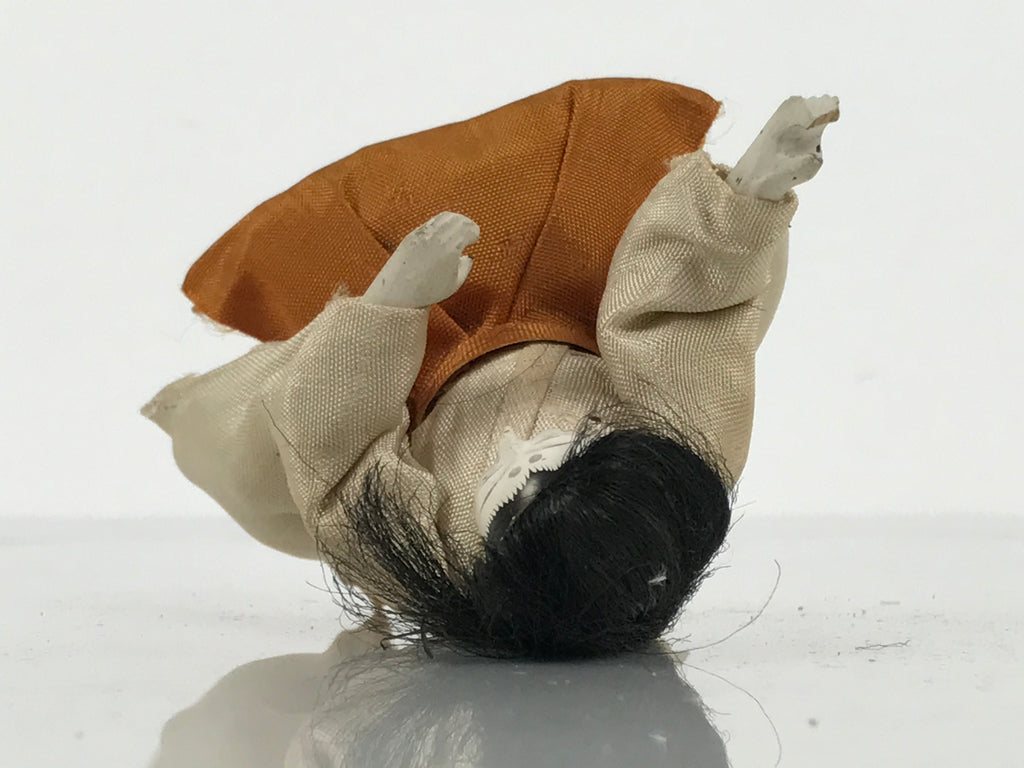 Antique Japanese Hina Doll Ningyo Court Lady Girls Day Ohinasama Silk Wood ID673