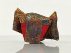 Antique Japanese Hina Doll Ningyo Court Musician Fan Girls Day Silk Wood ID666