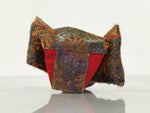 Antique Japanese Hina Doll Ningyo Court Musician Fan Girls Day Silk Wood ID666