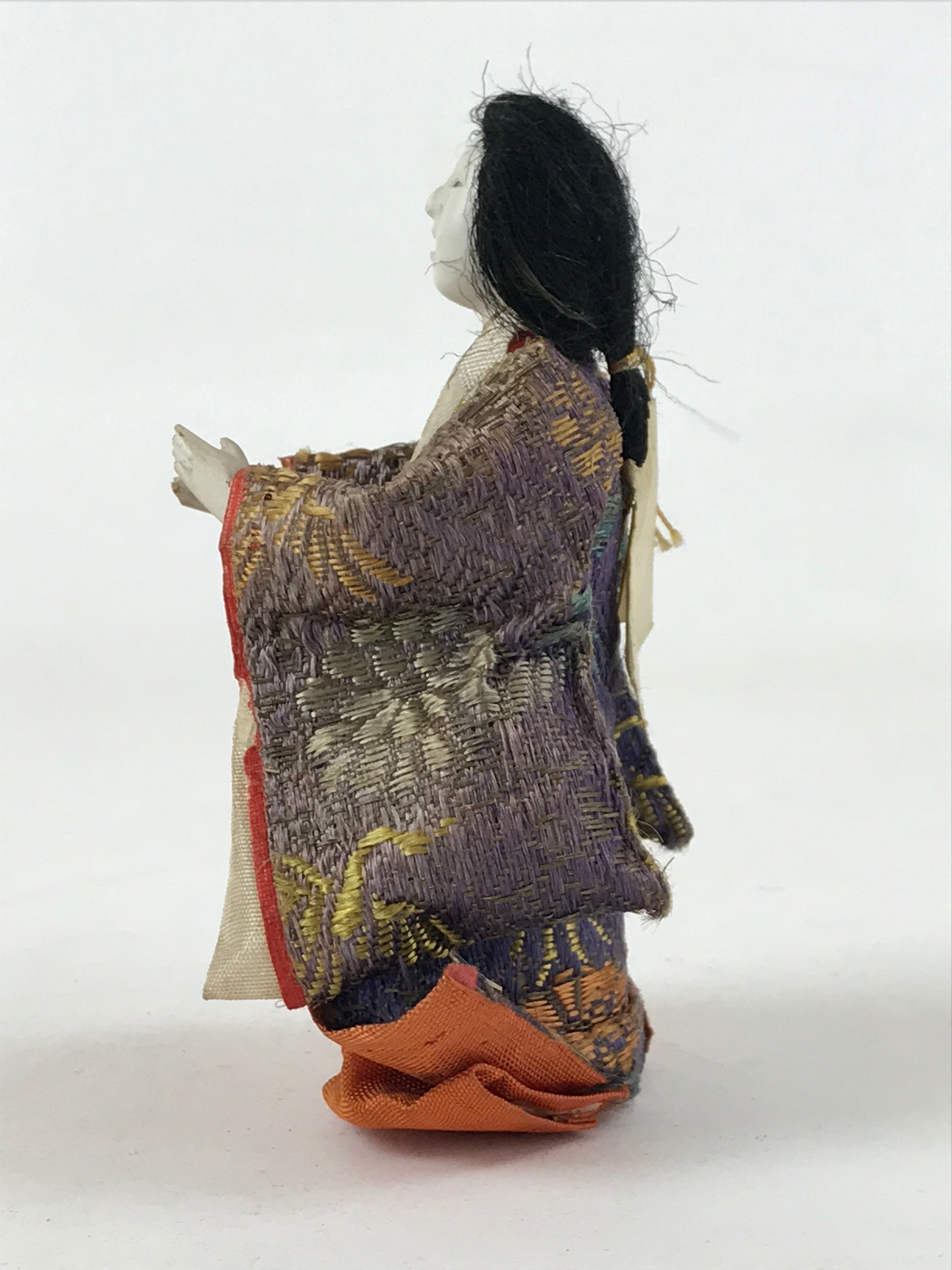 Antique Japanese Hina Doll Ningyo Girl's Day C1900 Court Lady Matsuri ID534