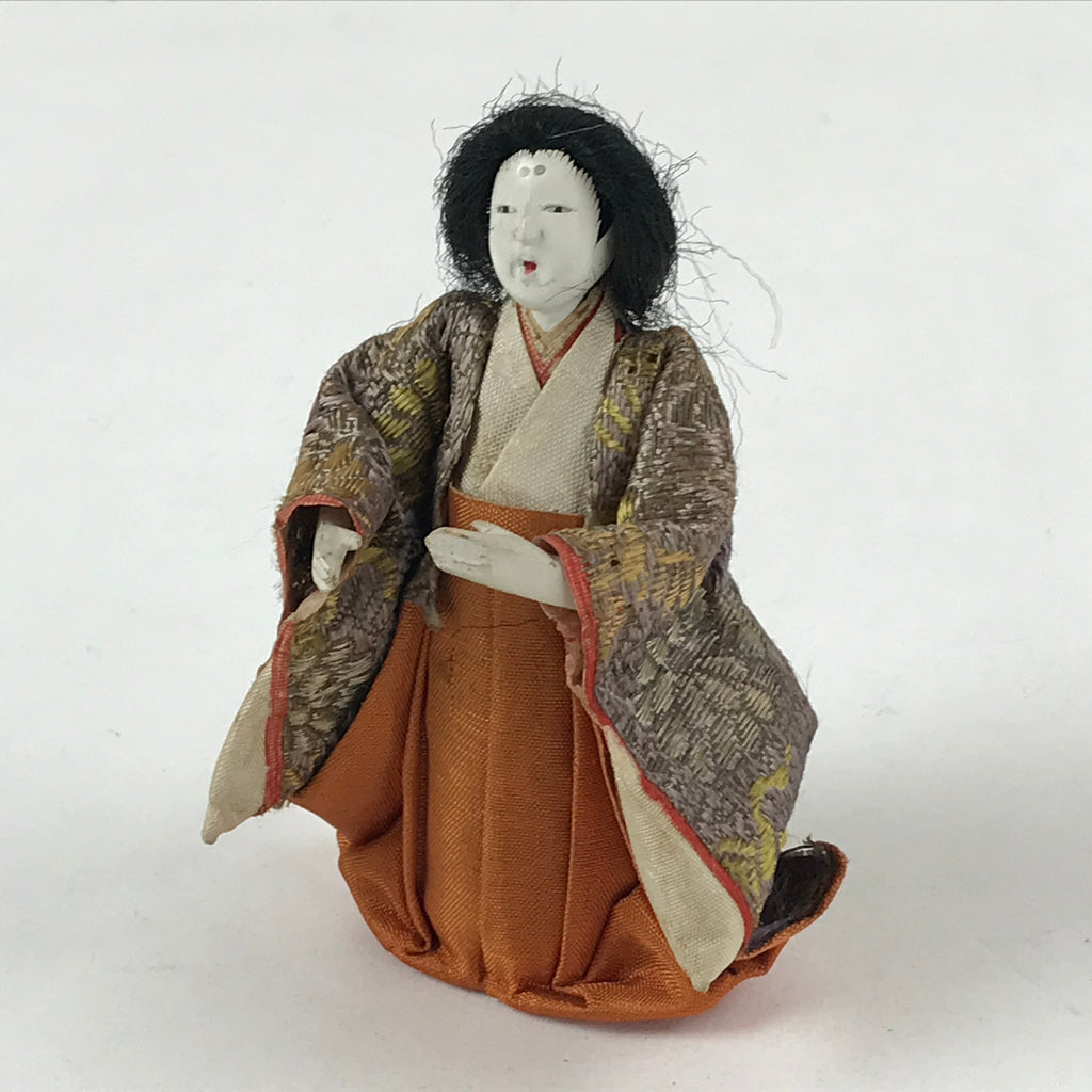 Antique Japanese Hina Doll Ningyo Girl's Day C1900 Court Lady Matsuri ID534