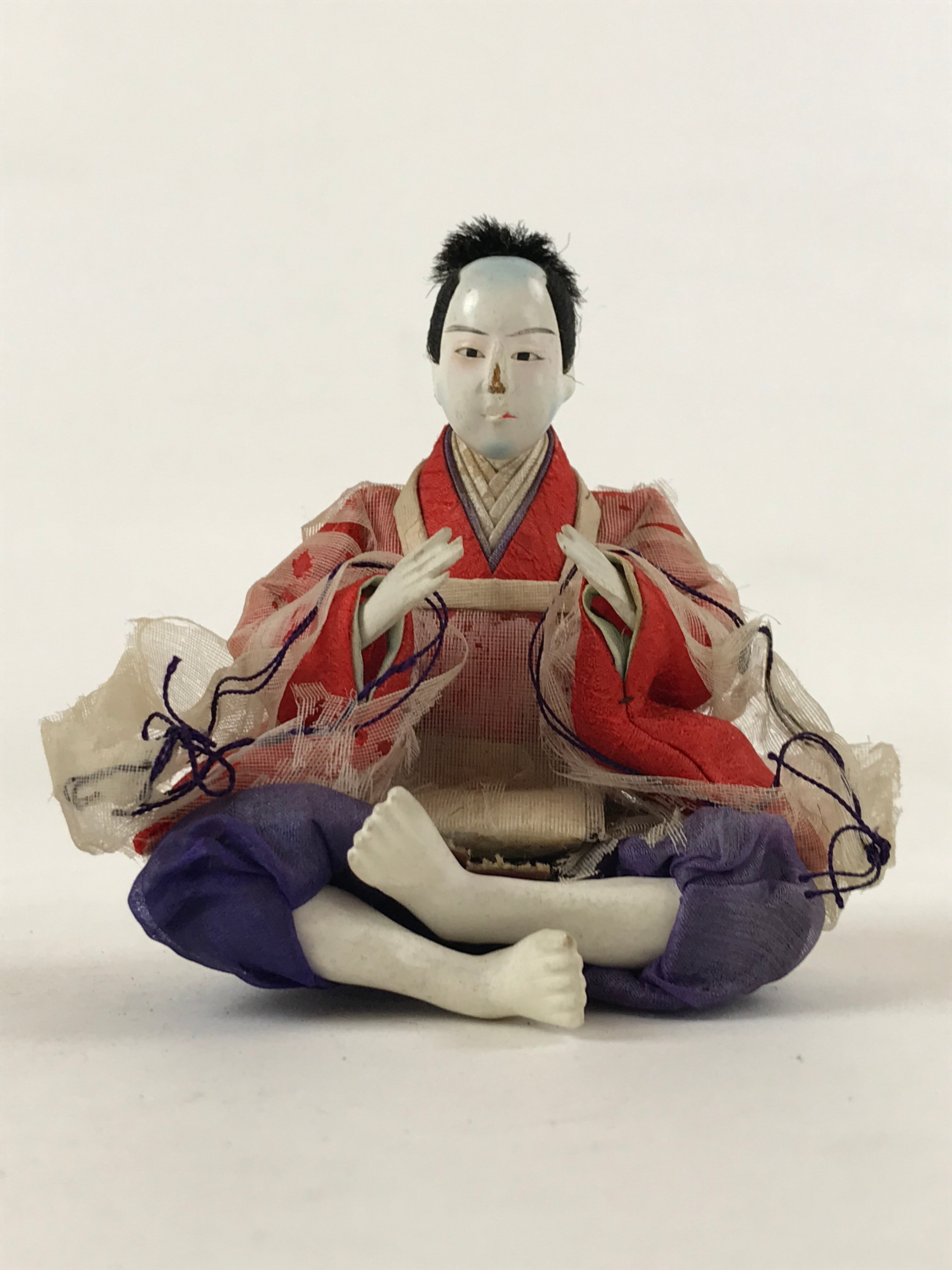 Antique Japanese Hina Doll Ningyo Girl's Day C1900 Servant Shicho Matsuri ID536