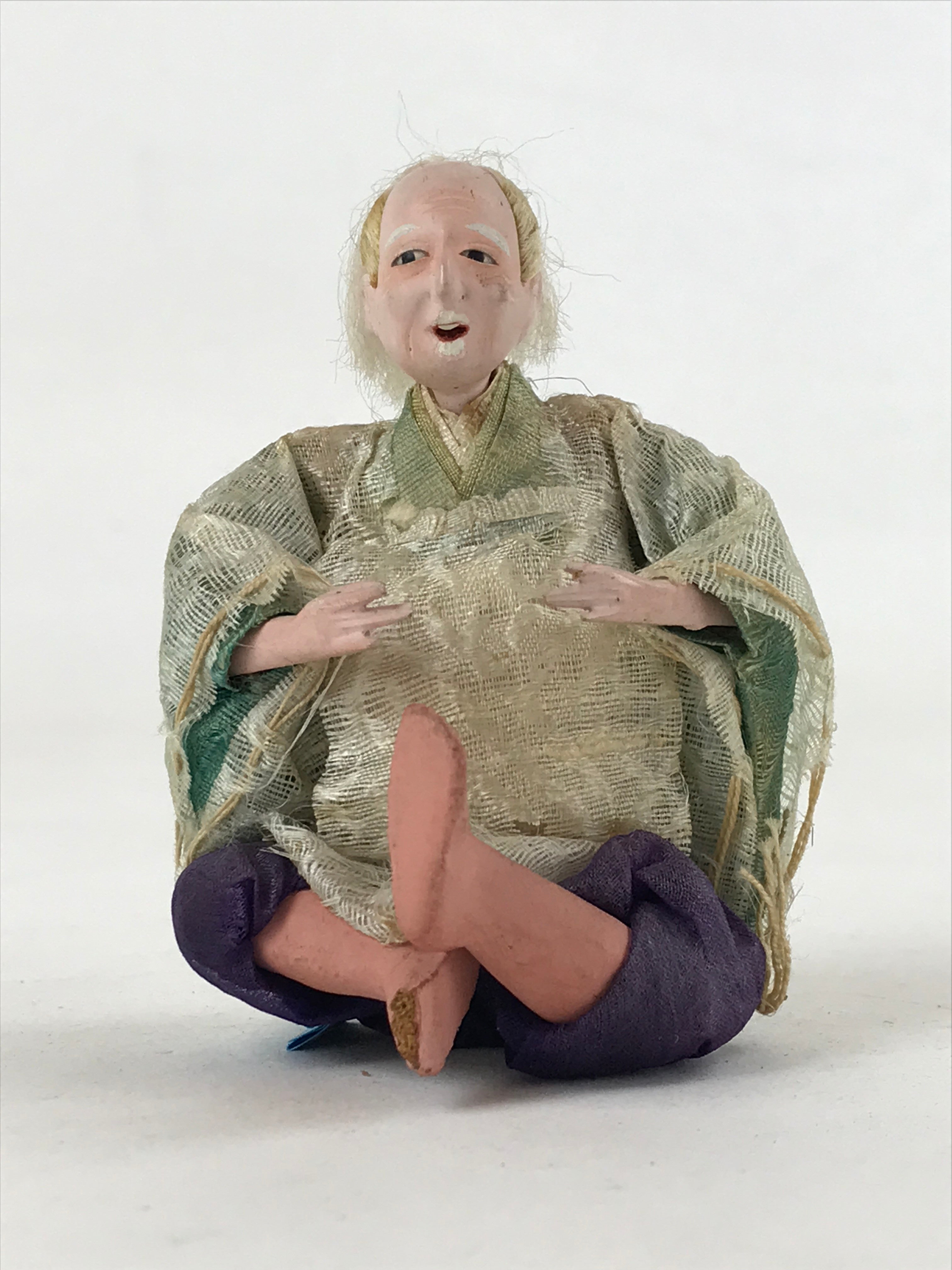 Antique Japanese Hina Doll Ningyo Girl's Day C1900 Servant Shicho Matsuri ID537