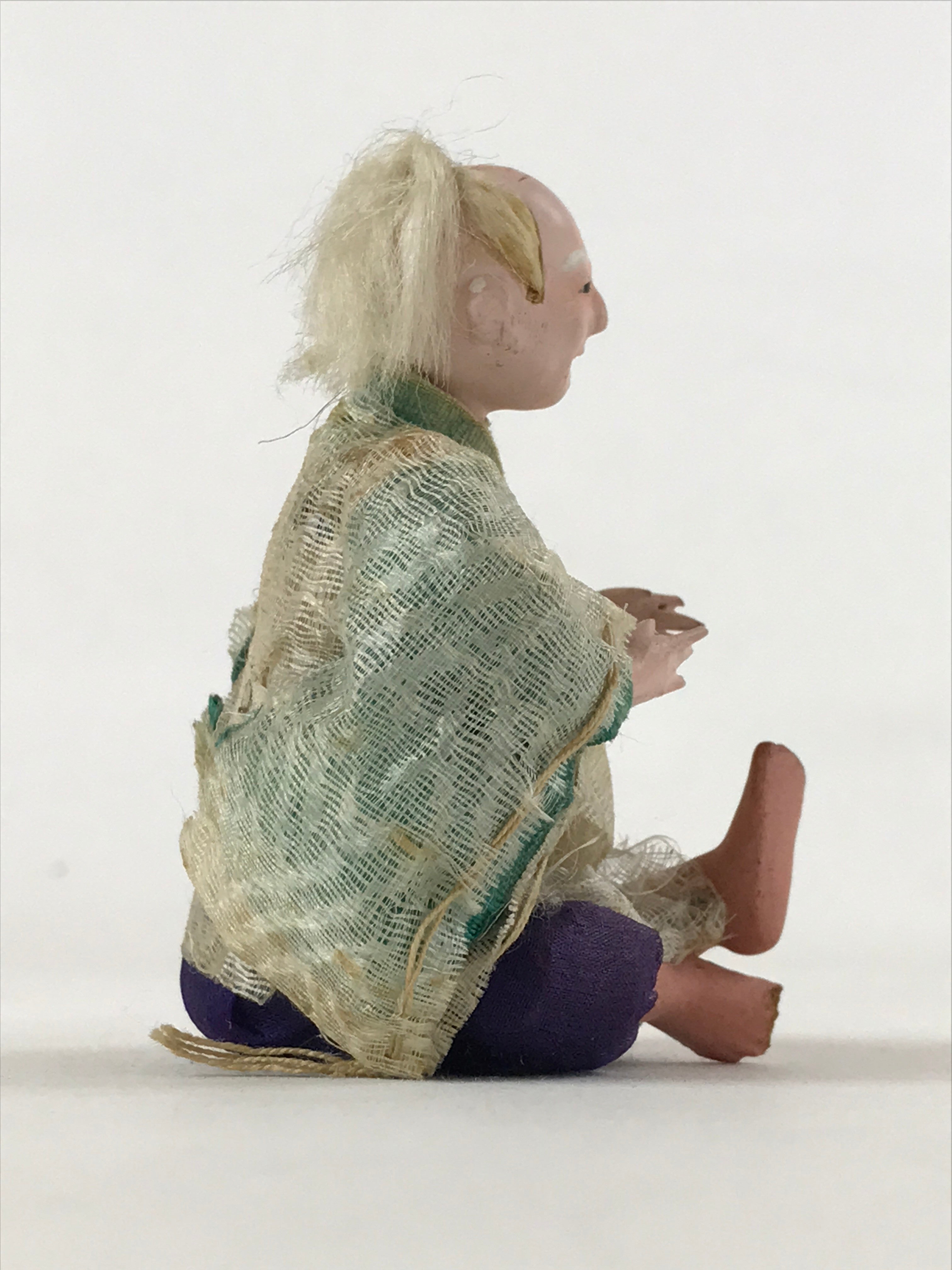 Antique Japanese Hina Doll Ningyo Girl's Day C1900 Servant Shicho Matsuri ID537