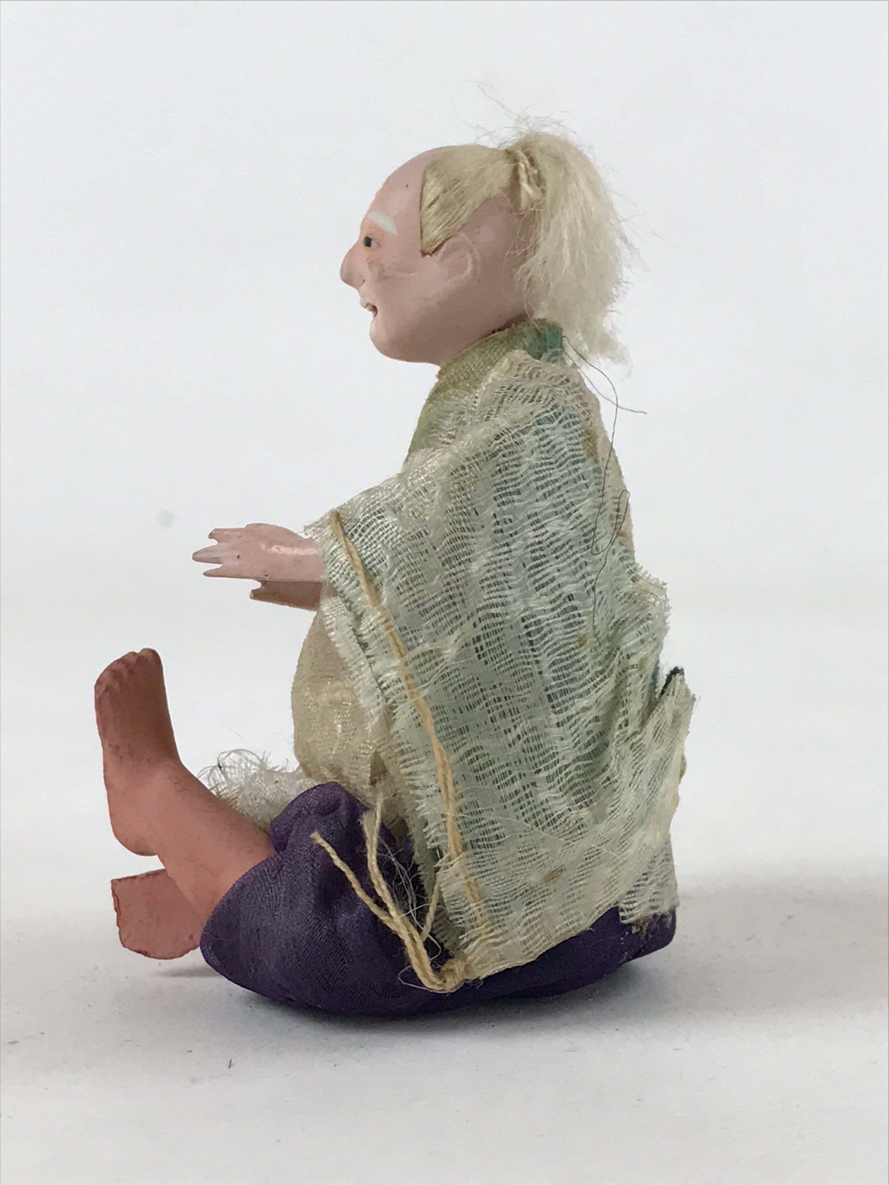 Antique Japanese Hina Doll Ningyo Girl's Day C1900 Servant Shicho Matsuri ID537