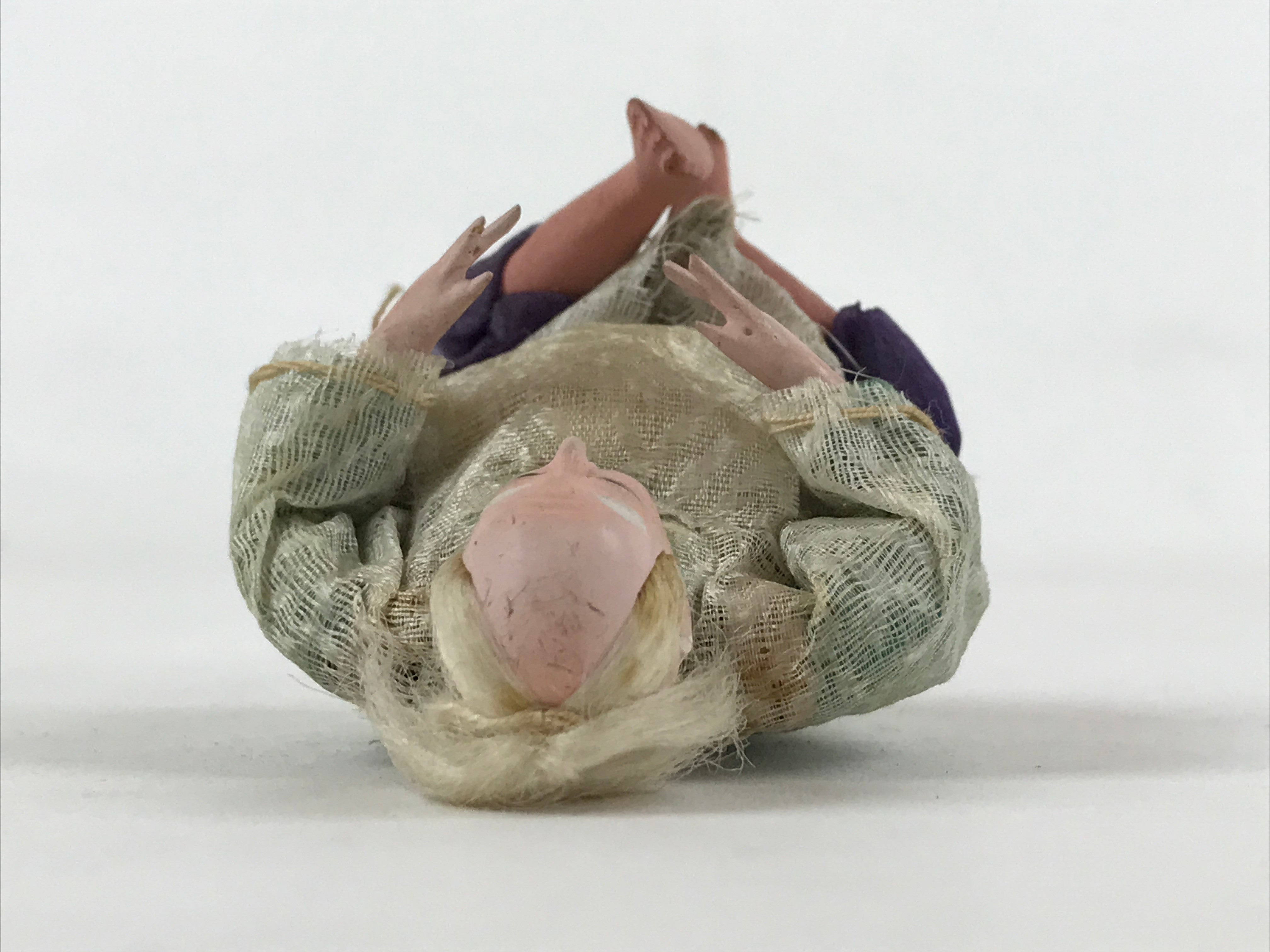 Antique Japanese Hina Doll Ningyo Girl's Day C1900 Servant Shicho Matsuri ID537