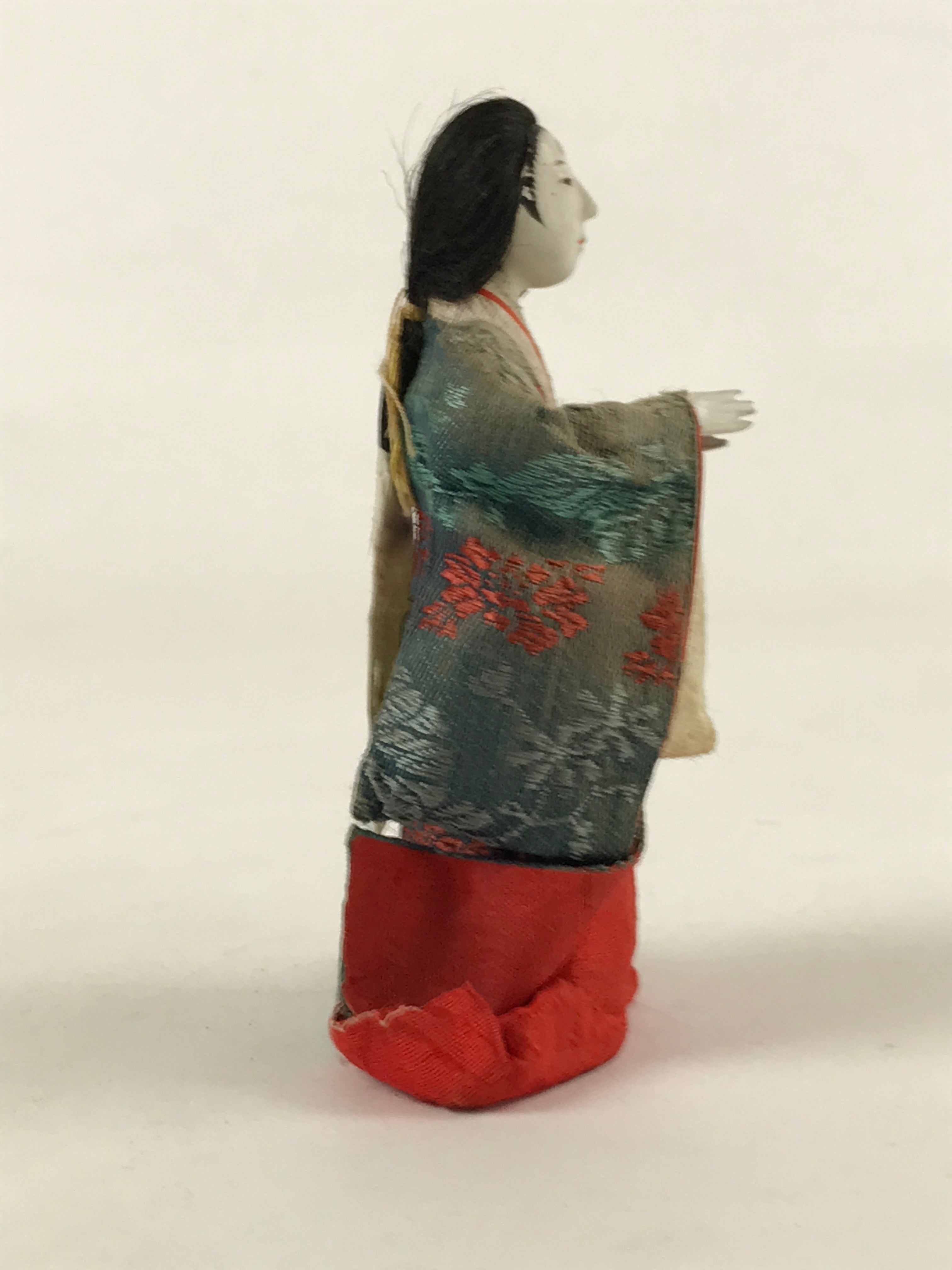 Antique Japanese Hina Doll Ningyo Girl's Day Court Lady C1900 Matsuri ID533