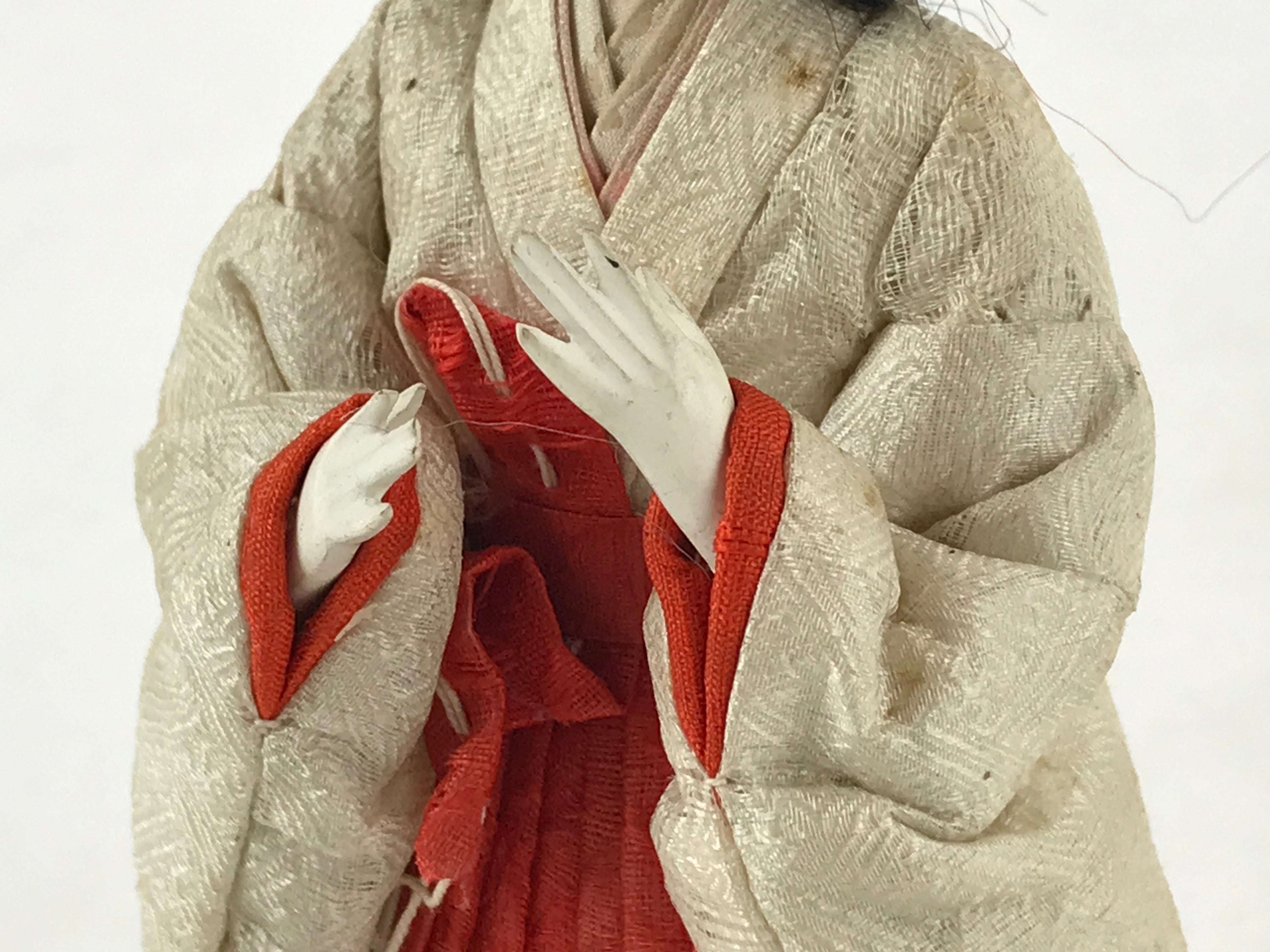 Antique Japanese Hina Doll Ningyo Girl's Day Standing Court Lady Matsuri ID532