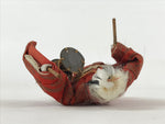 Antique Japanese Hina Doll Ningyo Girl's Day Taiko Musician C1900 Matsuri ID538