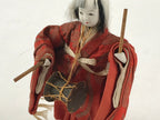 Antique Japanese Hina Doll Ningyo Girl's Day Taiko Musician C1900 Matsuri ID538