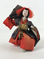Antique Japanese Hina Doll Ningyo Girl's Day Taiko Musician C1900 Matsuri ID539