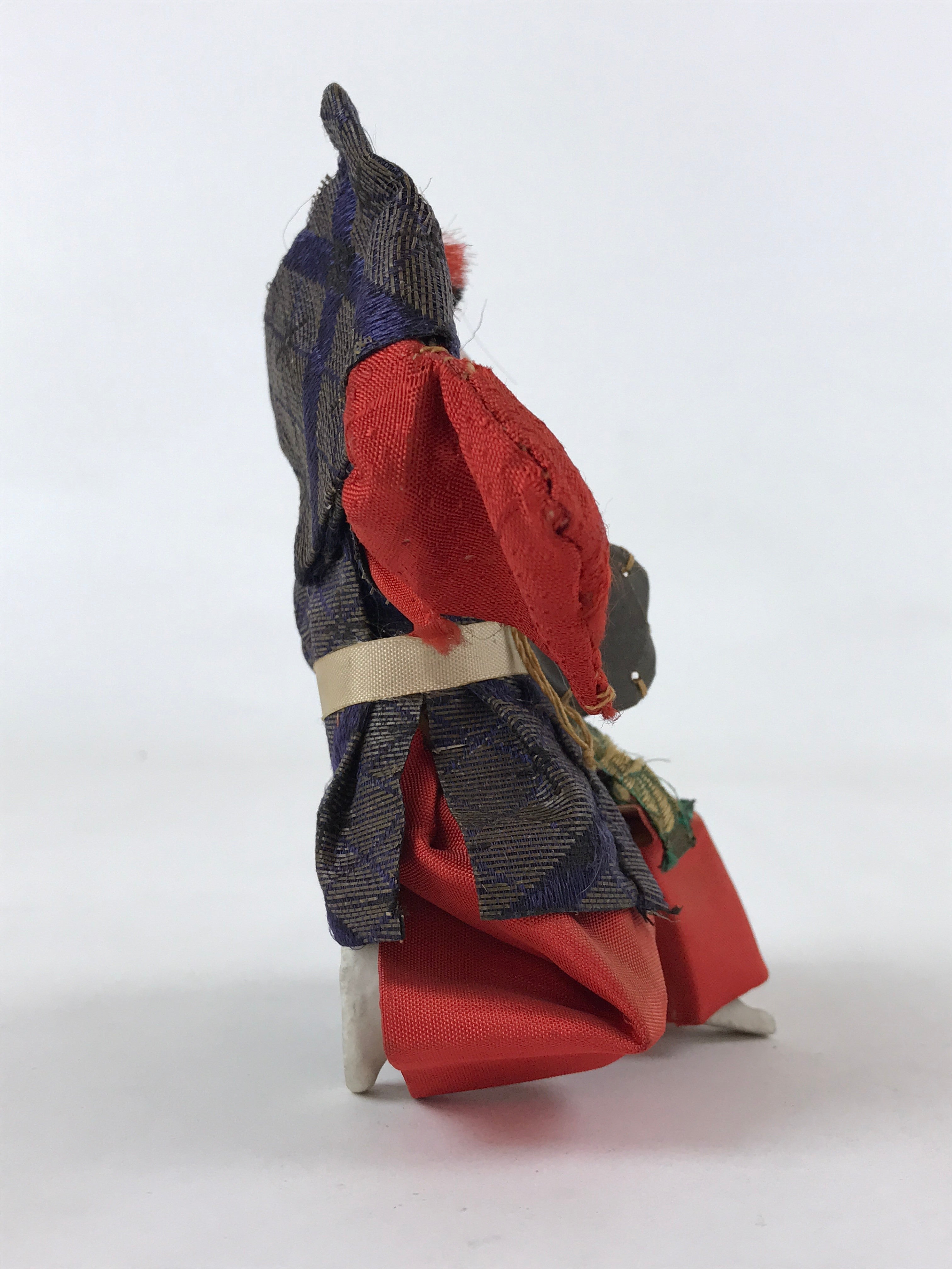 Antique Japanese Hina Doll Ningyo Girl's Day Taiko Musician C1900 Matsuri ID539