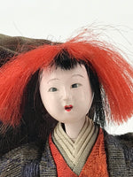 Antique Japanese Hina Doll Ningyo Girl's Day Taiko Musician C1900 Matsuri ID539