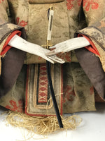 Antique Japanese Hina Doll Ningyo Prince Girl's Day Ohinasama Silk Wood ID661