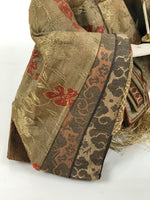 Antique Japanese Hina Doll Ningyo Prince Girl's Day Ohinasama Silk Wood ID661