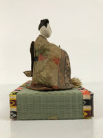Antique Japanese Hina Doll Ningyo Prince Girl's Day Ohinasama Silk Wood ID661
