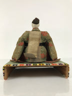 Antique Japanese Hina Doll Ningyo Prince Girl's Day Ohinasama Silk Wood ID661