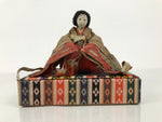 Antique Japanese Hina Doll Ningyo Princess Girl's Day Ohinasama Silk Wood ID662