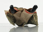 Antique Japanese Hina Doll Ningyo Young Guard Girls Day Ohinasama Silk ID668
