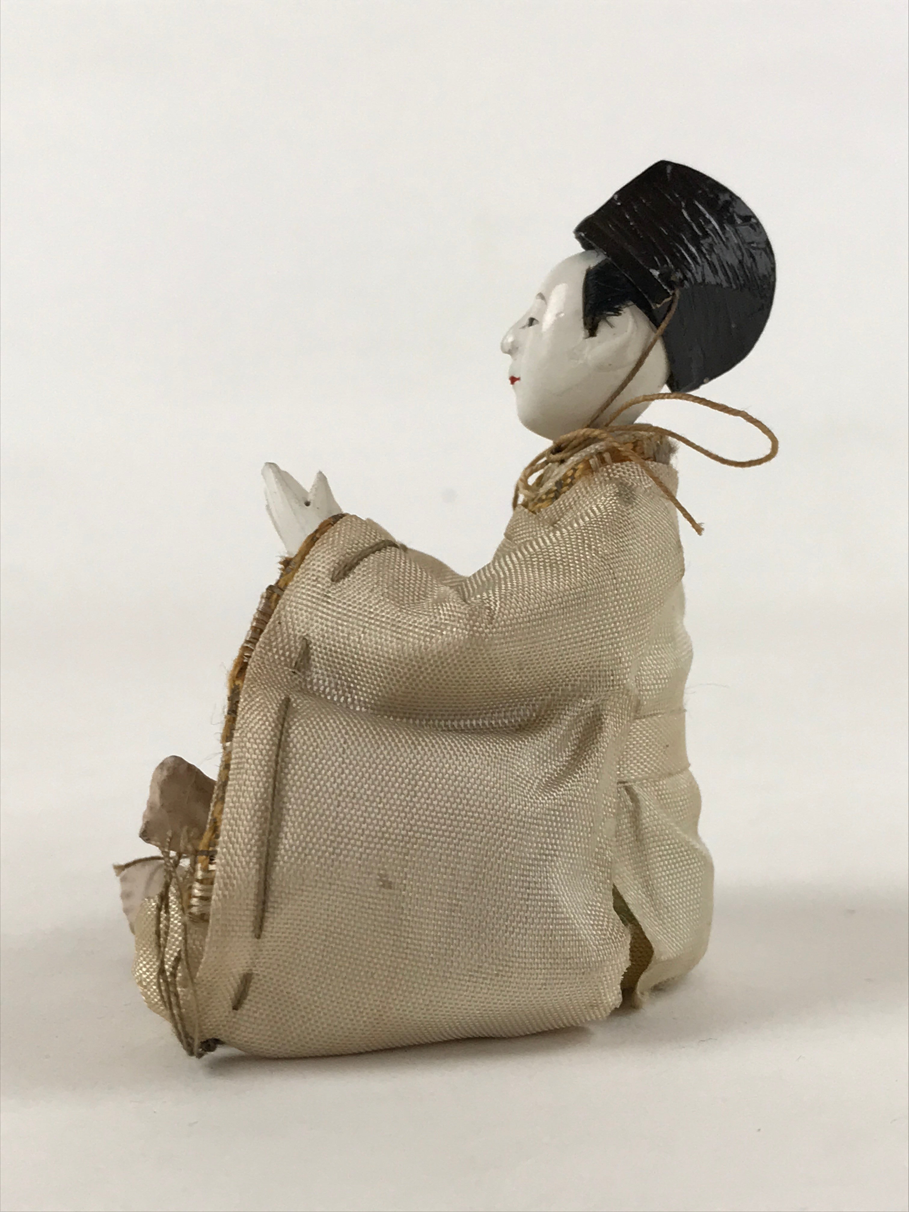 Antique Japanese Hina Doll Nyngo Girl's Day C1900 Servant Shicho Matsuri ID535