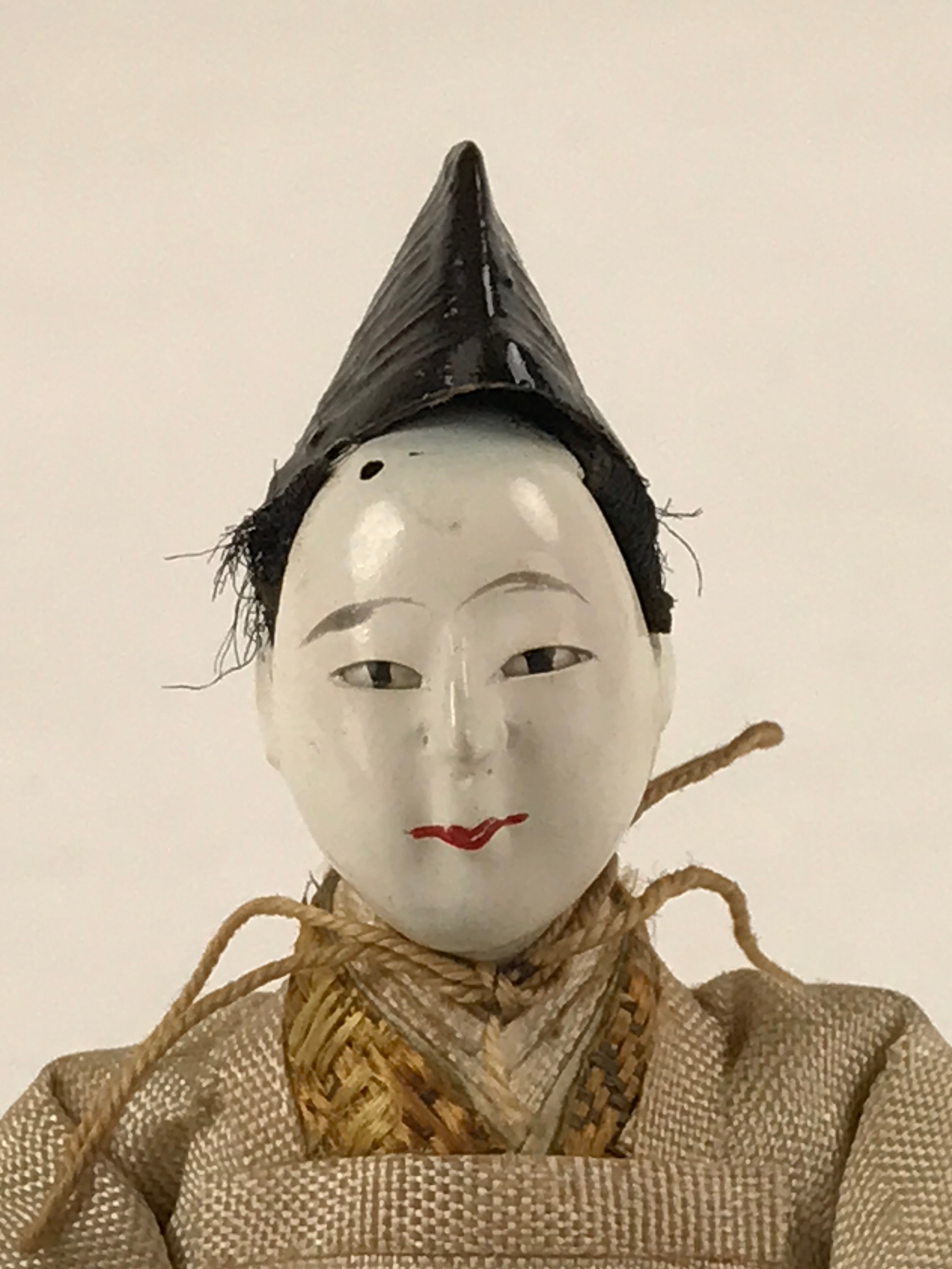 Antique Japanese Hina Doll Nyngo Girl's Day C1900 Servant Shicho Matsuri ID535