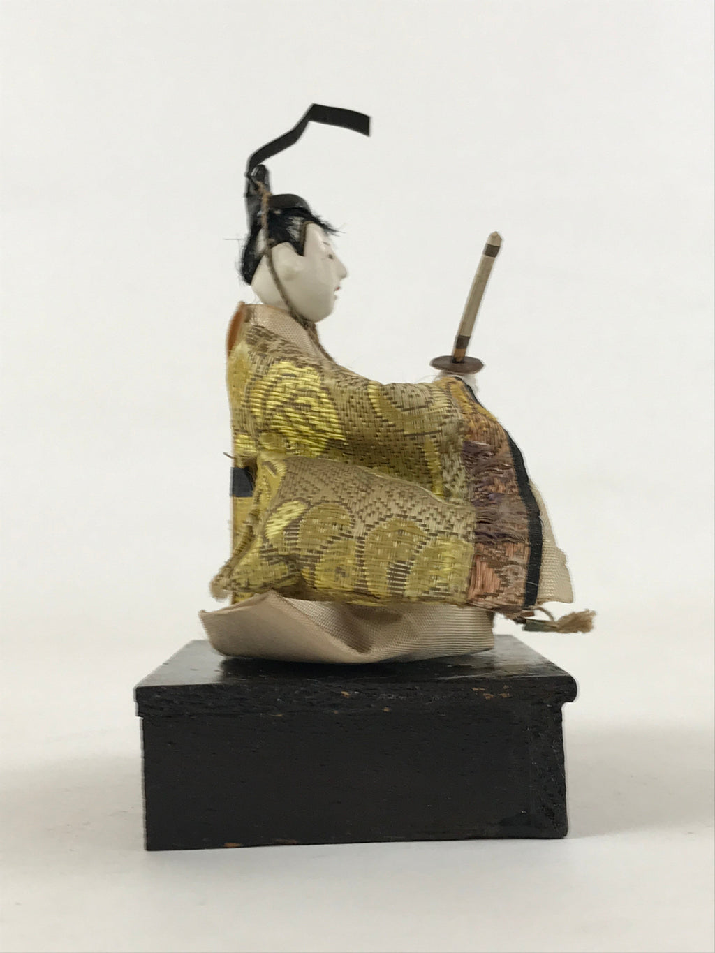 Antique Japanese Hina Doll Nyngo Girl's Day Prince Ohinasama Matsuri Green ID525