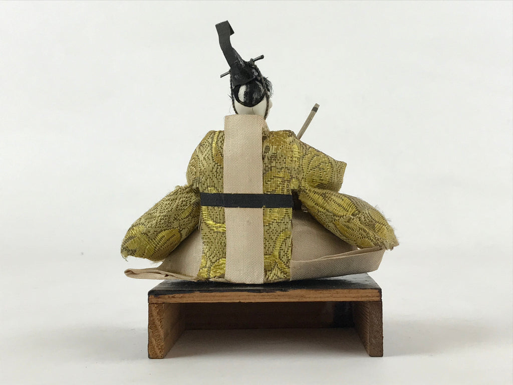Antique Japanese Hina Doll Nyngo Girl's Day Prince Ohinasama Matsuri Green ID525