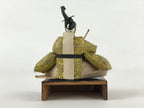 Antique Japanese Hina Doll Nyngo Girl's Day Prince Ohinasama Matsuri Green ID525