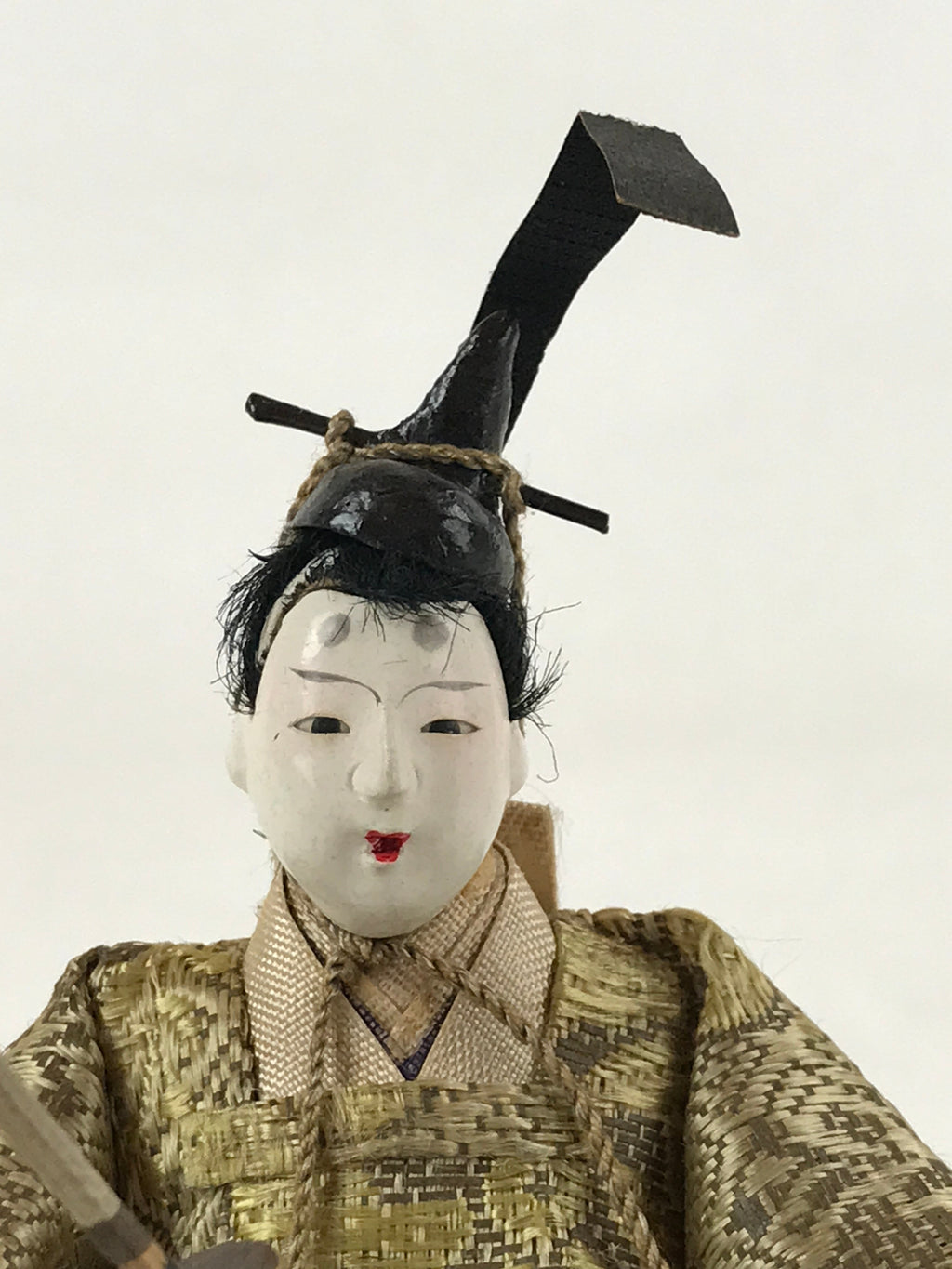 Antique Japanese Hina Doll Nyngo Girl's Day Prince Ohinasama Matsuri Green ID525