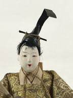 Antique Japanese Hina Doll Nyngo Girl's Day Prince Ohinasama Matsuri Green ID525